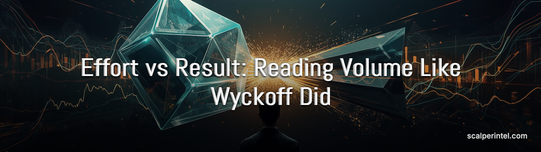 Effort vs Result: Reading Volume Like Wyckoff Did — ScalperIntel